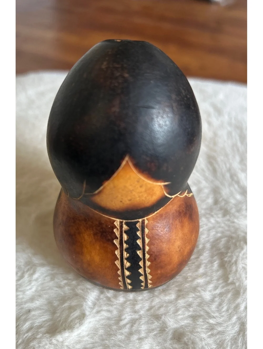 Handcrafted Wooden Matryoshka Doll Figurine